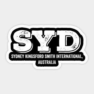 SYD Sydney Kingsford Smith International Australia Airport Code Sticker